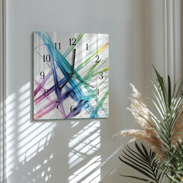 Orologio quadrato Astrazione