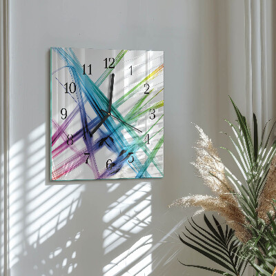 Orologio quadrato Astrazione