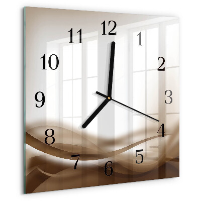 Orologio quadrato Linee astratte