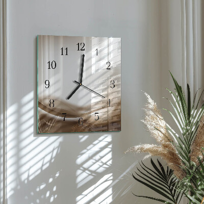 Orologio quadrato Linee astratte