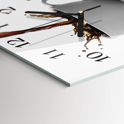 Orologio quadrato Tazza di caffè