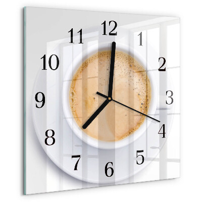 Orologio quadrato Tazza di caffè