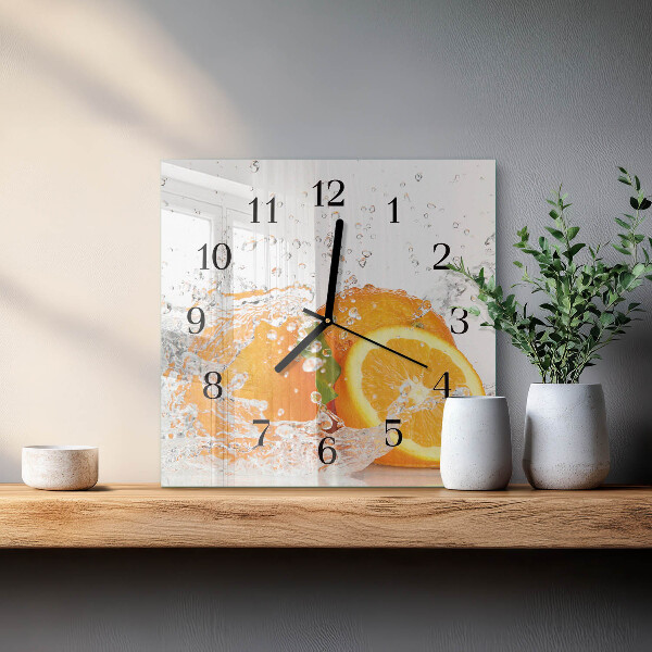 Orologio quadrato Arance