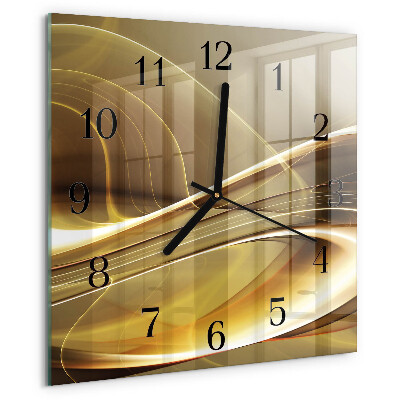 Orologio quadrato Linee astratte
