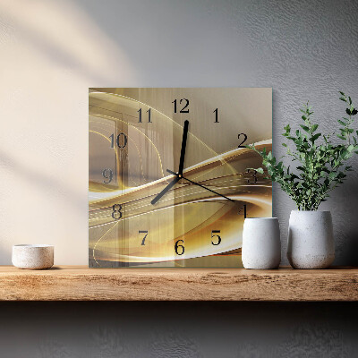 Orologio quadrato Linee astratte