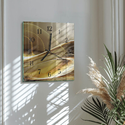 Orologio quadrato Linee astratte