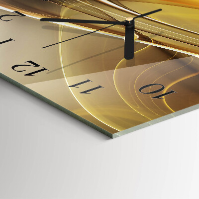 Orologio quadrato Linee astratte