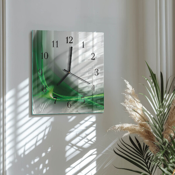 Orologio quadrato Linee astratte