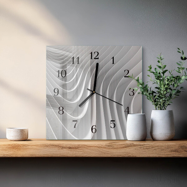 Orologio quadrato Astrazione