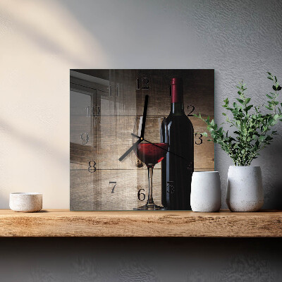 Orologio quadrato Vino