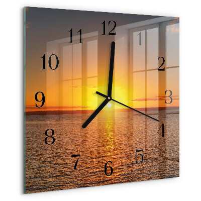 Orologio quadrato Tramonto