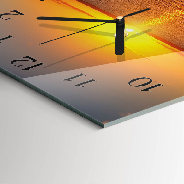 Orologio quadrato Tramonto