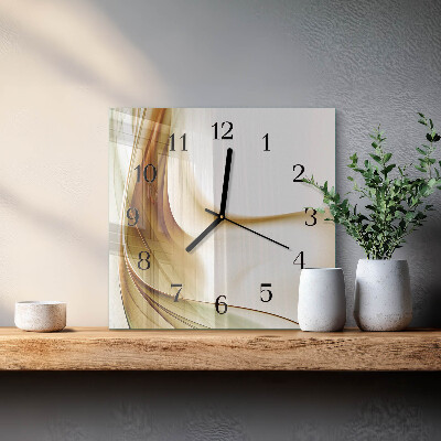Orologio quadrato Astrazione