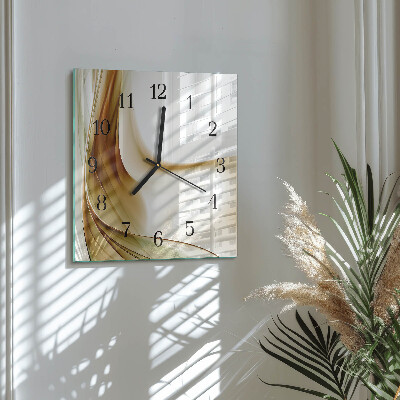 Orologio quadrato Astrazione