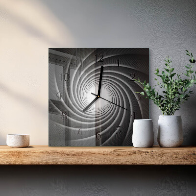 Orologio quadrato Vortice