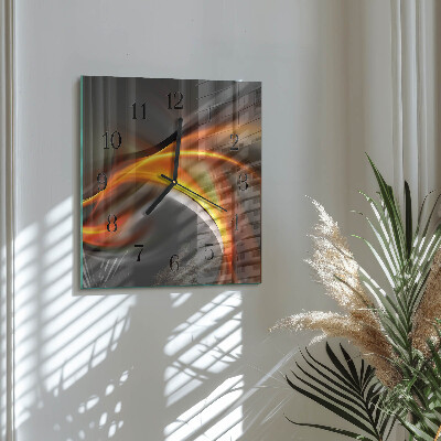 Orologio quadrato Astrazione