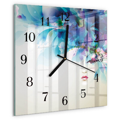 Orologio quadrato Astrazione