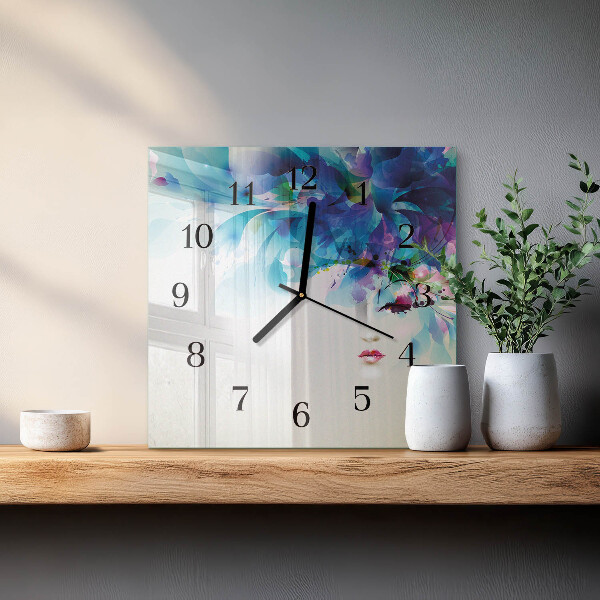 Orologio quadrato Astrazione