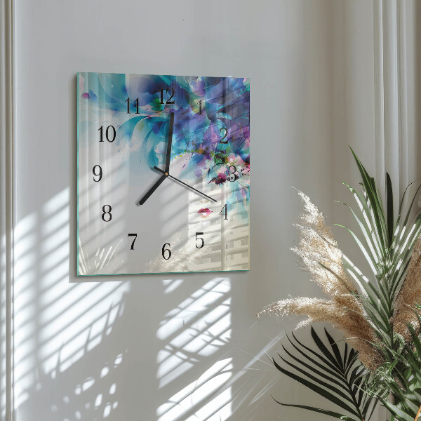 Orologio quadrato Astrazione