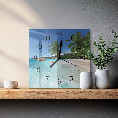 Orologio quadrato Spiaggia