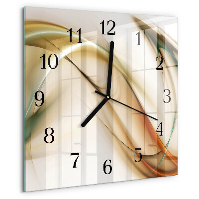 Orologio quadrato Astrazione