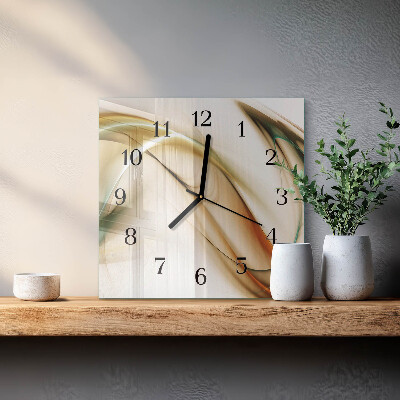 Orologio quadrato Astrazione