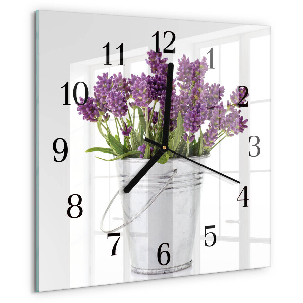 Orologio quadrato Lavanda