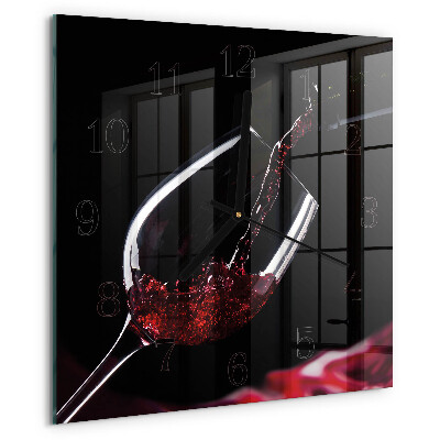 Orologio quadrato Vino