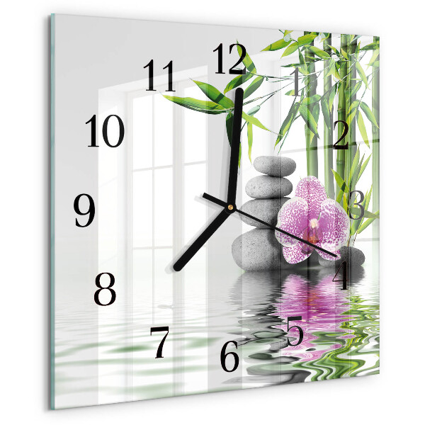 Orologio quadrato Albero fiorito