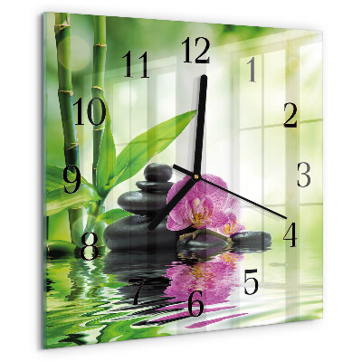 Orologio quadrato Orchidea Spa