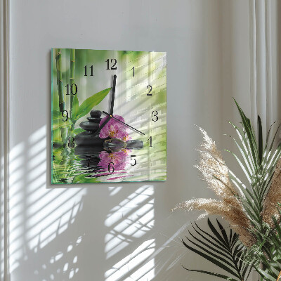 Orologio quadrato Orchidea Spa