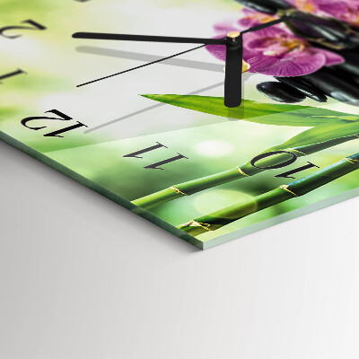 Orologio quadrato Orchidea Spa