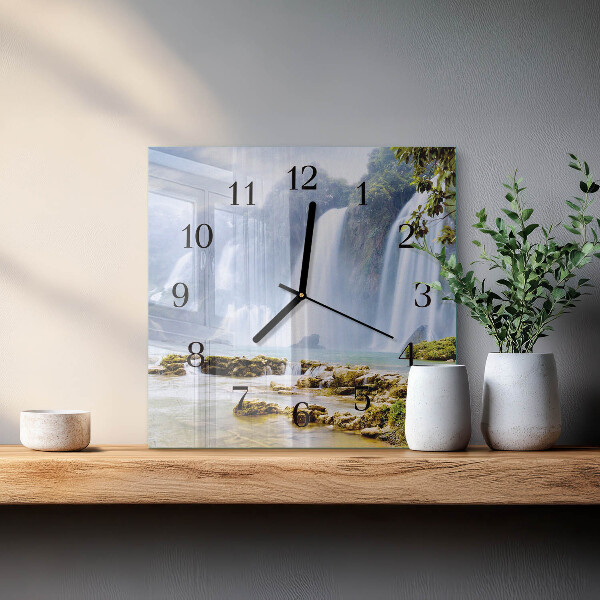Orologio quadrato Cascata