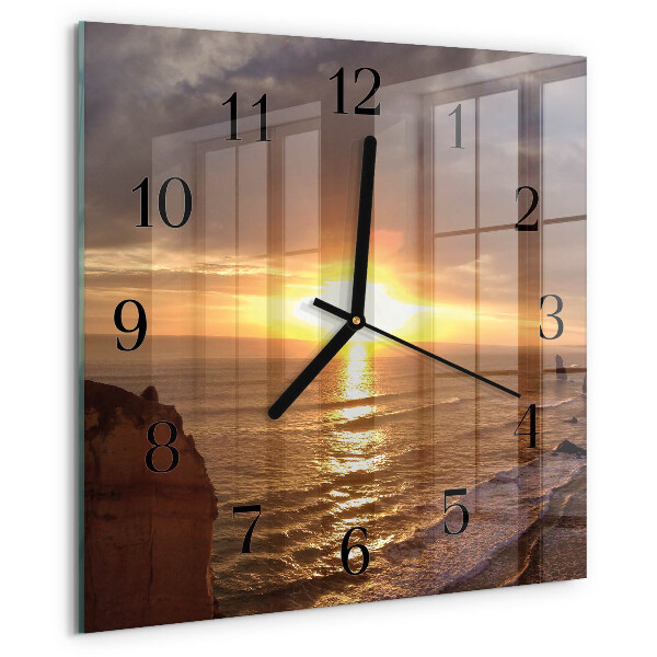 Orologio quadrato Tramonto