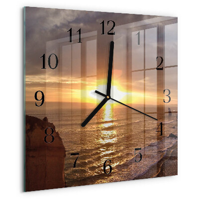 Orologio quadrato Tramonto