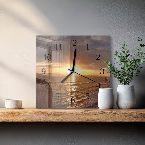 Orologio quadrato Tramonto