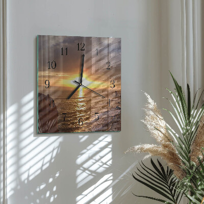 Orologio quadrato Tramonto