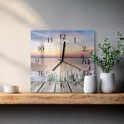 Orologio quadrato Lago