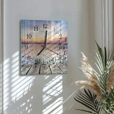 Orologio quadrato Lago