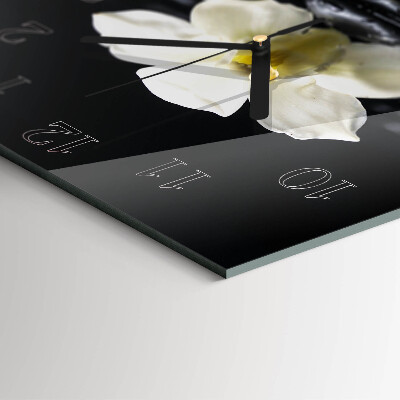 Orologio quadrato Pietre per orchidee