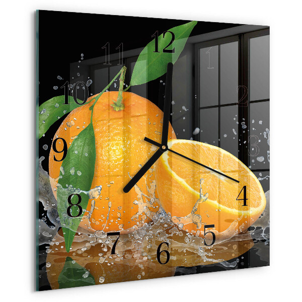 Orologio quadrato Arance
