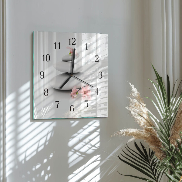 Orologio quadrato Pietre