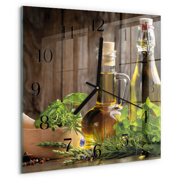 Orologio quadrato Olio