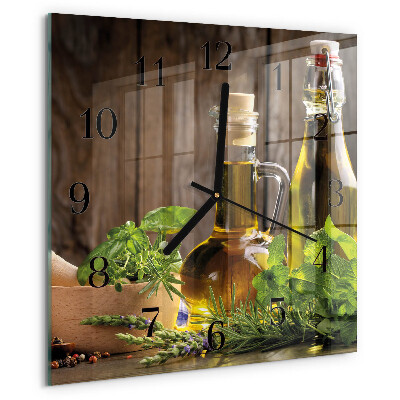 Orologio quadrato Olio