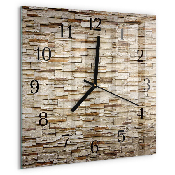 Orologio quadrato Clinker