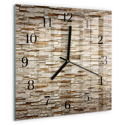 Orologio quadrato Clinker