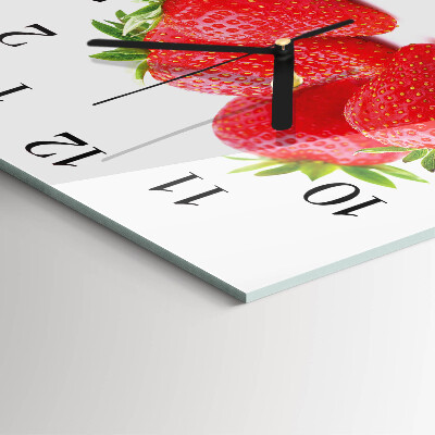 Orologio quadrato Fragole