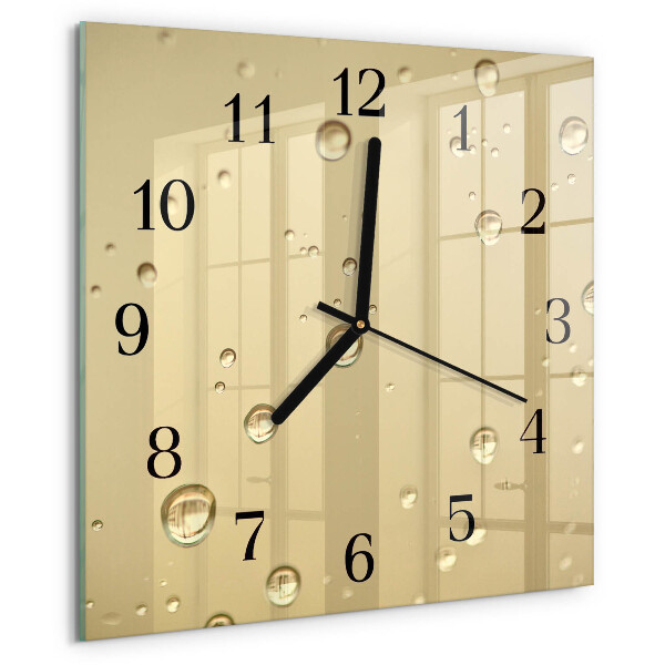 Orologio quadrato Gocce