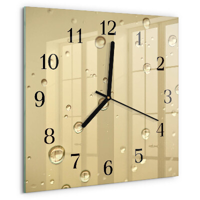 Orologio quadrato Gocce