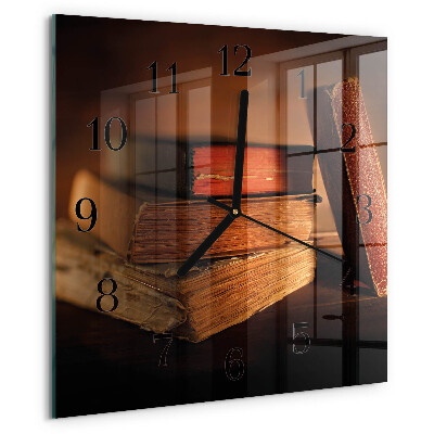 Orologio quadrato Libro